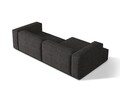 Coltar modular stanga 4 locuri, Nuria-260, Micadoni Home, 292x147x72 cm, tesatura boucle, antracit