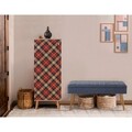 Set de mobilier pentru hol, Hanah Home, Vegas Sonomo, Sonomo / Albastru închis