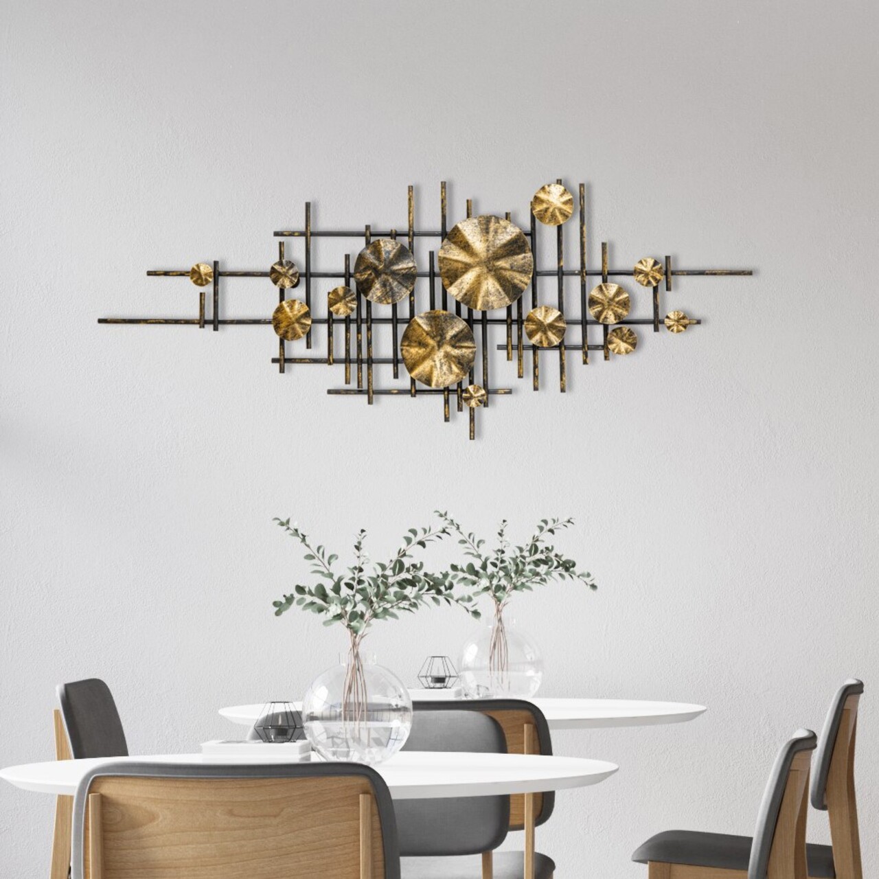 Decoratiune de perete, Mihrimah, Dimensiuni: 113 x 7 x 44 cm, Multicolor - view 2