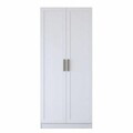 Dulap pentru haine, Hanah Home, BA297, 90x210x57.5 cm, Alb