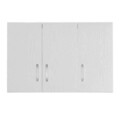 Corp suspendat pentru dulap haine Zelia, Pakoworld, cu 3 usi, 90x42x60 cm, PAL, alb