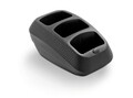 Suport telecomanda cu 3 compartimente, Snips, 16.5 x 9.5 x 7.5 cm, ABS