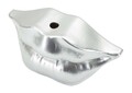 Vaza decorativa Lips Silver, Mauro Ferretti, 23x8x12 cm, polirasina, argintiu