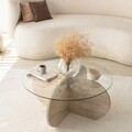 Masuta de cafea, Neostill, Bubble, Travertin