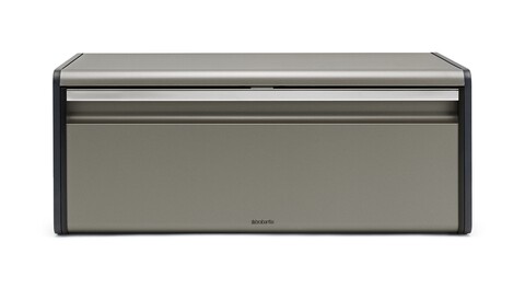 Cutie depozitare paine, Brabantia, Fall Front Platinum, 46.5 x 18.7 cm, inox