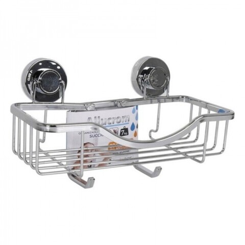 Polita pentru baie confortime, 30x12.5x15.5 cm, aluminiu