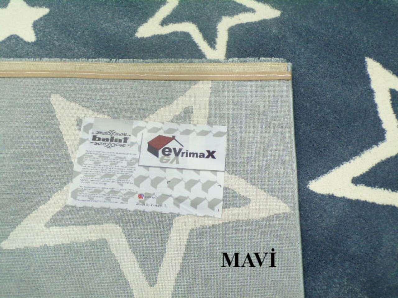 Covor, Machine Star, 120x180 cm, Albastru