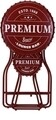 Set masa cu scaune pliabile Premium, 146x60x101 cm, metal, alb/rosu