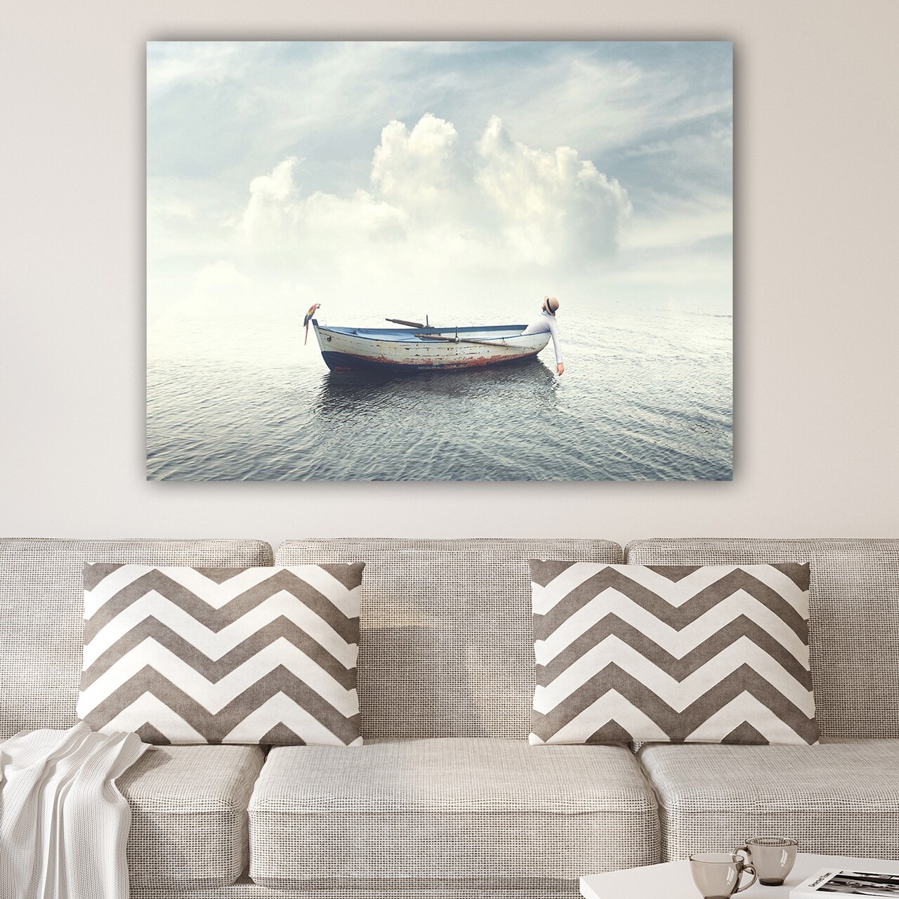 Tablou decorativ 772590022_70100 Cadru: 100% LEMN (grosime: 3 cm) Multicolor