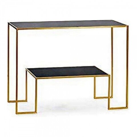 Consola Chase, Gift Decor, 112 x 33 x 77 cm, metal, negru Gift Decor