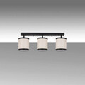 Lustra, Fulgor, 942FLG1639, Metal, Alb/Negru