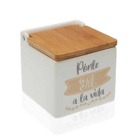Recipient pentru sare white, versa, 11x10.5x11 cm, ceramica