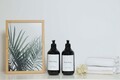 Set dozator de sapun, Trove, Trovess1, Plastic, Negru