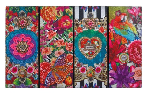 Covoras de intrare melli mello pattern, decorino, 45x75 cm, cauciuc reciclat, multicolor