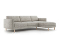 Coltar dreapta 4 locuri, Eden, Micadoni, 286x150x90 cm, tesatura structurata, bej melange