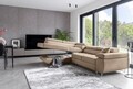 Coltar extensibil stanga 4 locuri, ELTAP, Anton, 272x203x85 cm, lemn/poliester, bej inchis