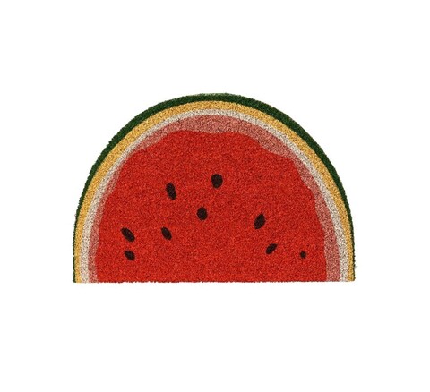 Covoras de intrare Melon, Decoris, 40 x 60 cm, fibra de cocos/PVC, rosu