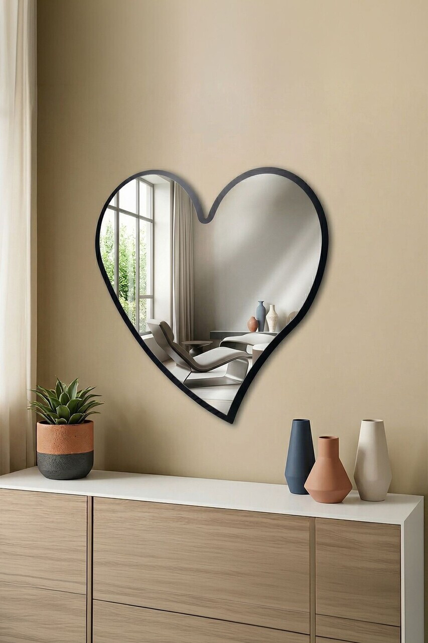 Oglinda decorativa Artmtkmrr1 PLEXIGLAS Cadru: 100% MDF (Grosime: 8 mm Negru