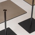 Set masuta de cafea, Neostill, Elegante 2, Negru/Bronz