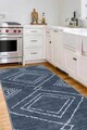 Covor, DC-7277-YOLLUK-193, 80x300 cm, Poliester, Albastru