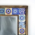 Oglinda decorativa, Evila Originals, STO002, 32.5x33x8 cm, Multicolor