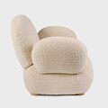 Fotoliu Sieste, Homla, 96.5x90x79 cm, MDF/poliester, bej
