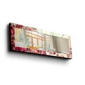 Oglinda decorativa, 40120MA-100, LEMN DE PIN, Cadru din lemn de pin (grosime: 27 mm), Multicolor
