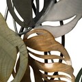 Decoratiune de perete, Leaves, Creaciones Meng, 49.5x90.8 cm, metal galvanizat