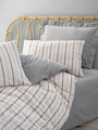 Lenjerie de pat pentru o persoana (DE), 2 piese, Unus - Grey, Cotton Box, 50% bumbac / 50% poliester