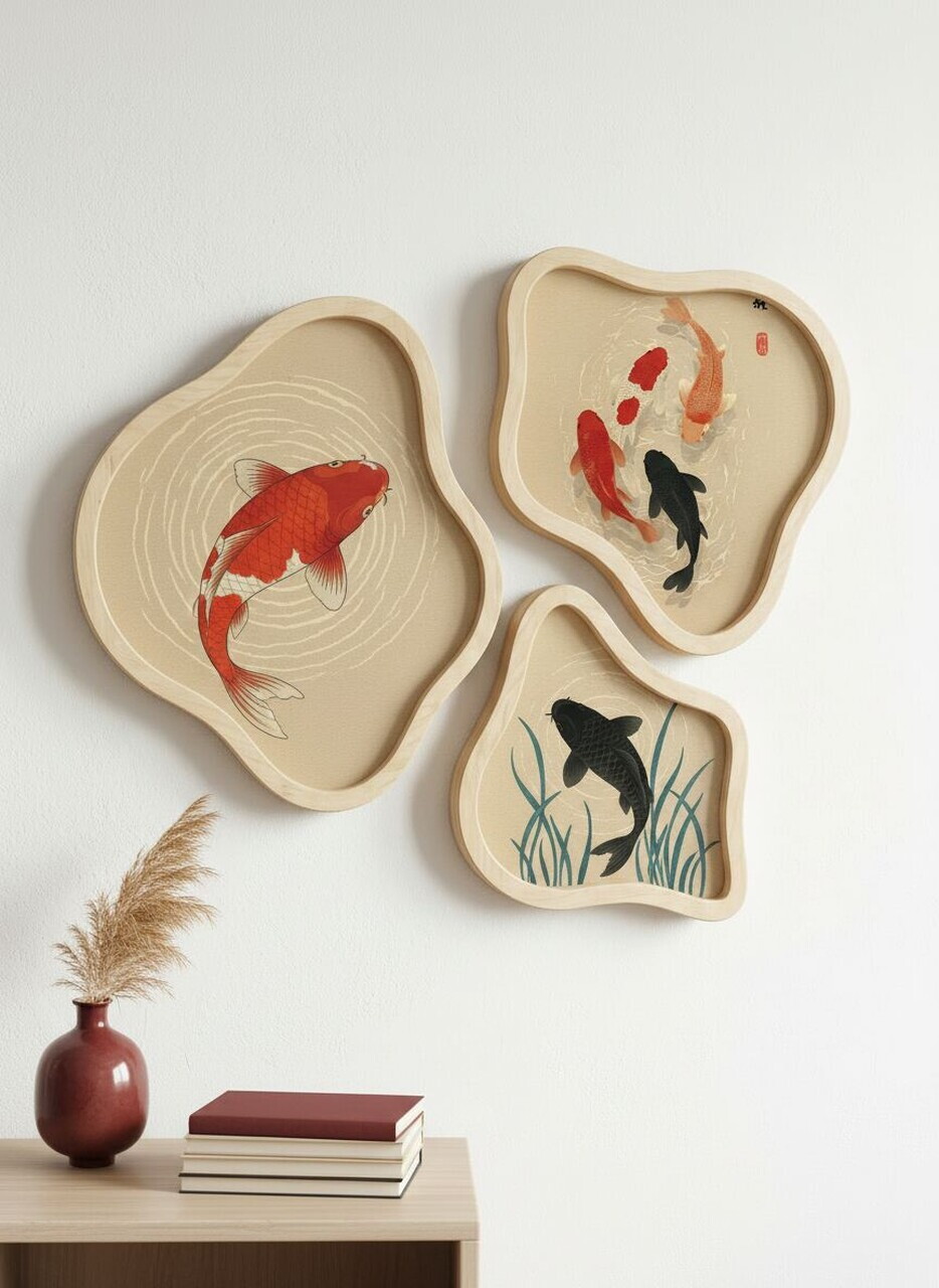 Tablou decorativ Huhu3147 MDF Cadru: 100% placaj de mesteacăn (Grosime: 13 cm Multicolor