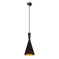 Lustra, Elmas - 3541, Opviq, 19 x 140 cm, 1 x E27, 40W, negru/rosu