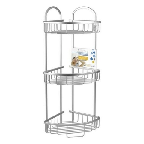 Raft pentru baie alluma, confortime, 23x23x67.5 cm, metal