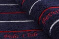 Set 2 prosoape de baie 407,  Beverly Hills Polo Club, 70x140 cm, bumbac, albastru inchis