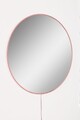 Oglinda cu Iluminare Led, Mirrorland, Round, Oglindă indestructibilă cu obturator, Roz