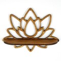 Raft de perete, Evila Originals, Raf264, 33x26x10 cm, Placaj, Maro