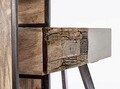 Consola Manchester, Bizzotto, 118x35x95 cm, lemn de mango/otel