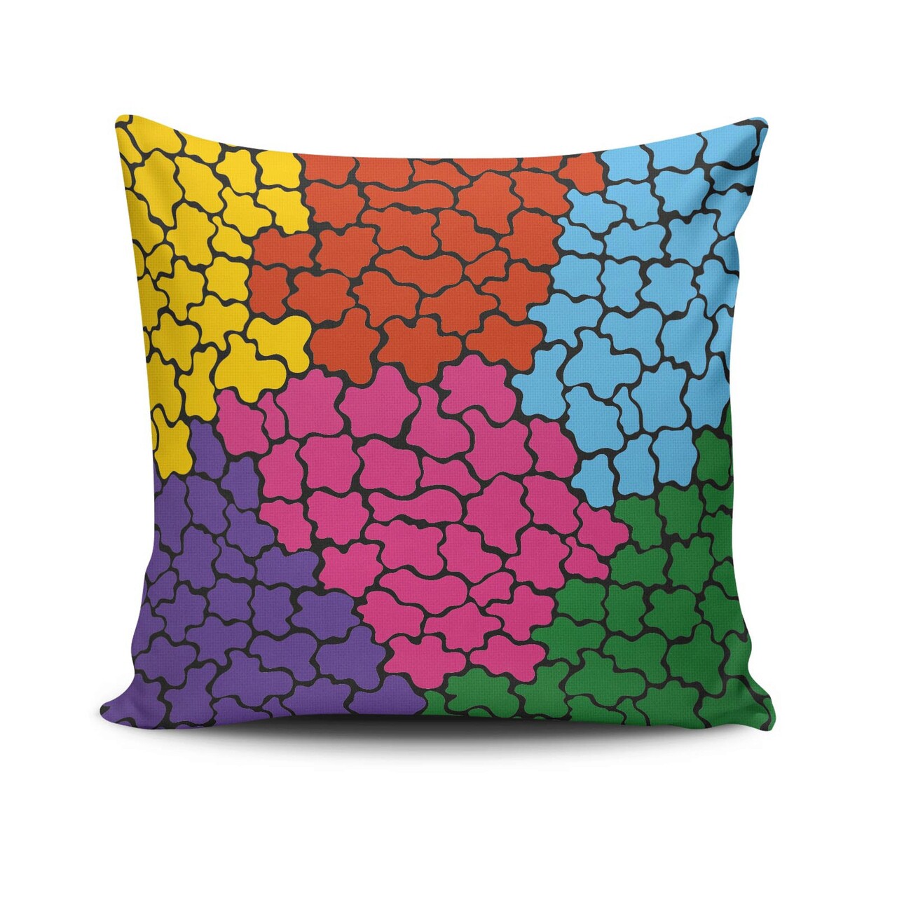 Husa De Perna, NKLF-290, 43x43 Cm, 50% Bumbac / 50% Poliester, Multicolor