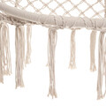 Leagan gradina/terasa Circle, Homla, 82x60x115-138 cm, bumbac/poliester, bej