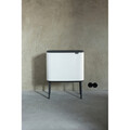 Cos de gunoi cu soft touch, Brabantia, Bo Touch, 11+23 L, 31.2x54x68 cm, otel, alb