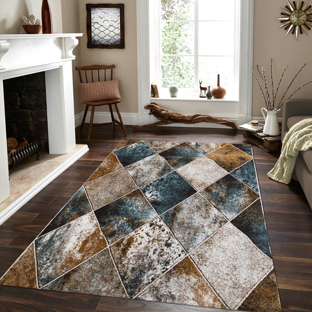 Covor, G0828 , 80x150 cm, Polipropilena, Multicolor - 1 | YEO