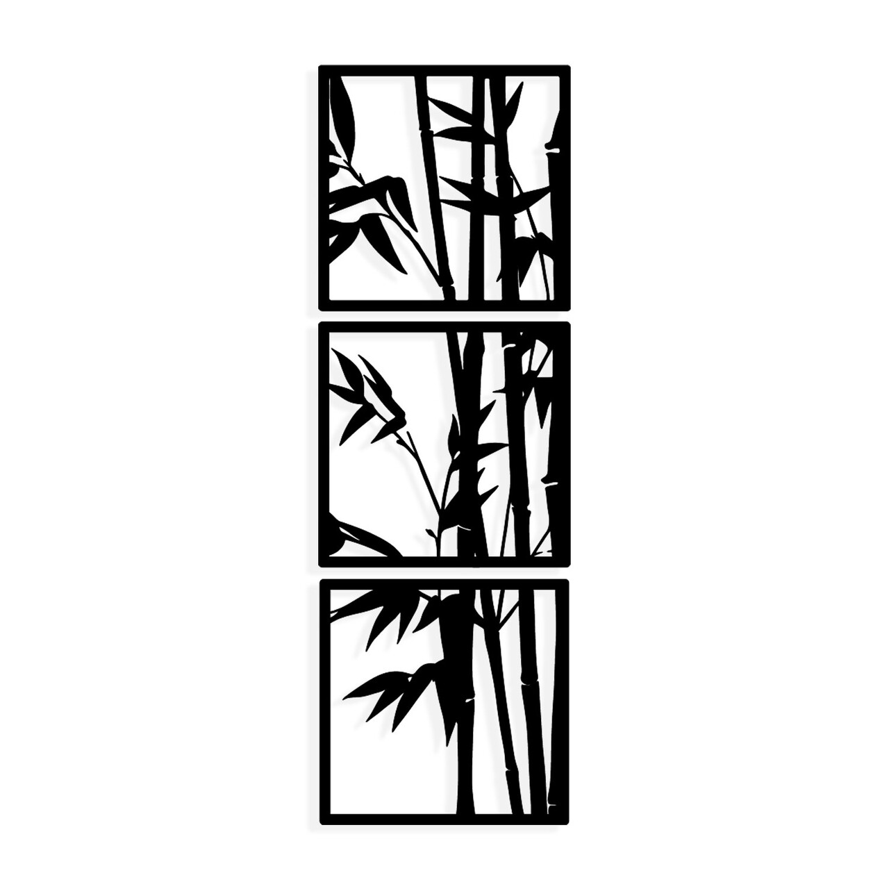 Decoratiune de perete, Tuyunju, Dimensiuni: 36 x 110 cm, Negru - view 4