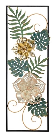 Decoratiune de perete Campur -A, Mauro Ferretti, 31×90 cm, fier, multicolor