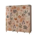 Dulap pentru haine, Vella, Loni 4 -906, 180x192x52 cm, PAL, Sonomo