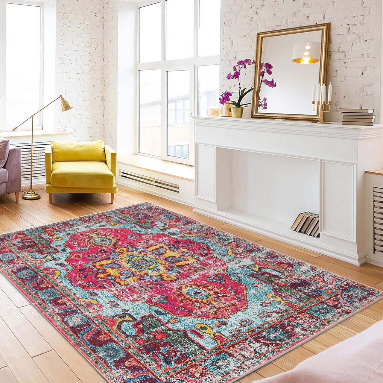 Covor Woopamuk240 120x180 cm BUMBAC/POLIESTER Multicolor
