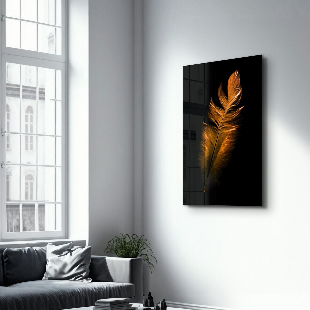 Tablou decorativ, OGLS-6009, Dimensiuni: 46 x 72 cm, Multicolor — imaginea 4