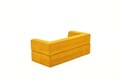 Canapea extensibilă cu 2 locuri, Balcab Home, 825BLC5403, Material: 100% ȘENILĂ, Portocaliu