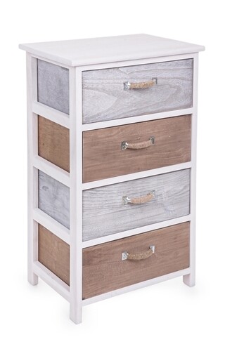 Comoda Meredith, Bizzotto, 40 x 29 x 73 cm, lemn de paulownia Bizzotto