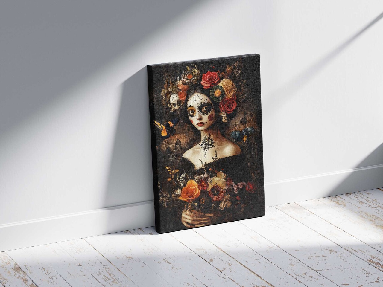 Tablou decorativ, YNS-1030-70 x 100, Lemn, Multicolor - view 3