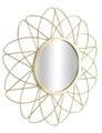 Oglinda decorativa Glam Isra, Mauro Ferretti, Ø 81.5 cm, fier/oglinda, auriu