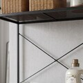 Dulap masina de spalat, Hanah Home, Aura, 68x176x25 cm, Negru